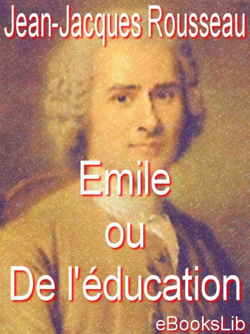 Cover image for Emile ou De l'éducation
